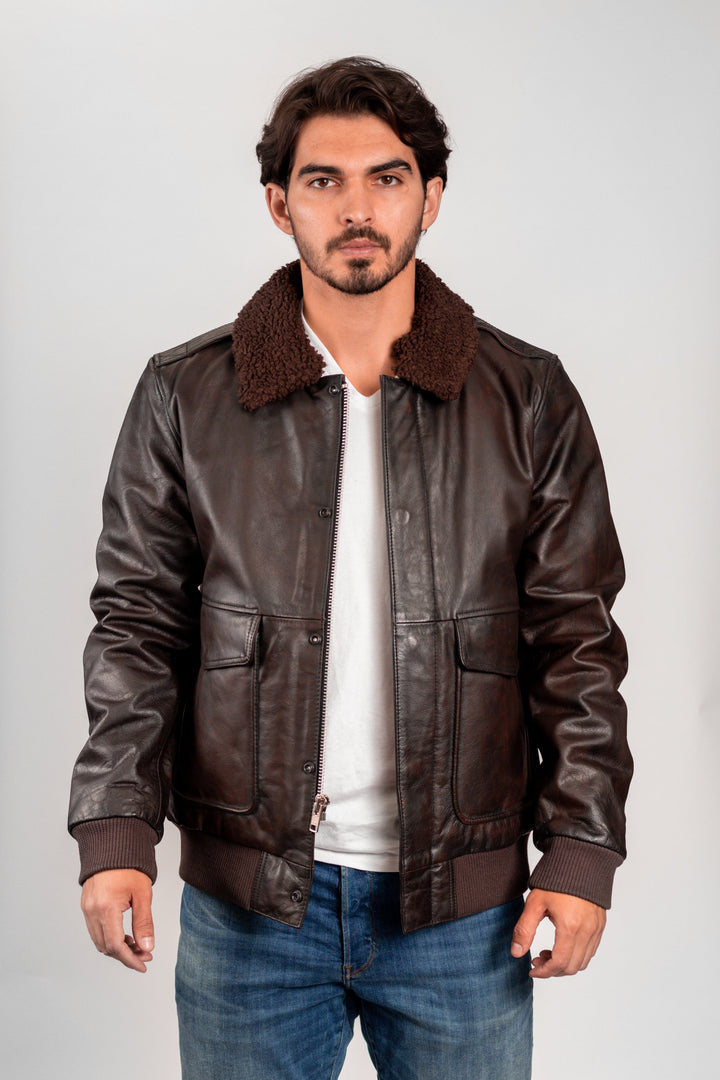 Old World Map Bomber Jacket