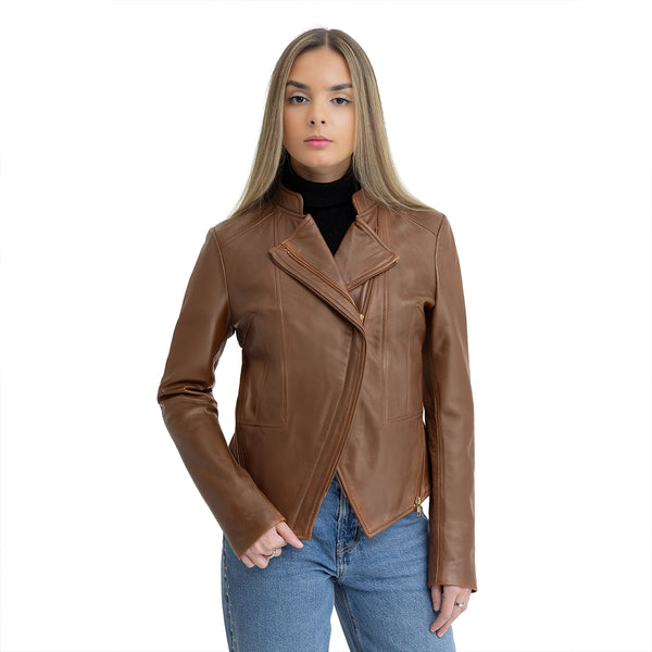 Zoey Womens Fashion Leather Jacket
